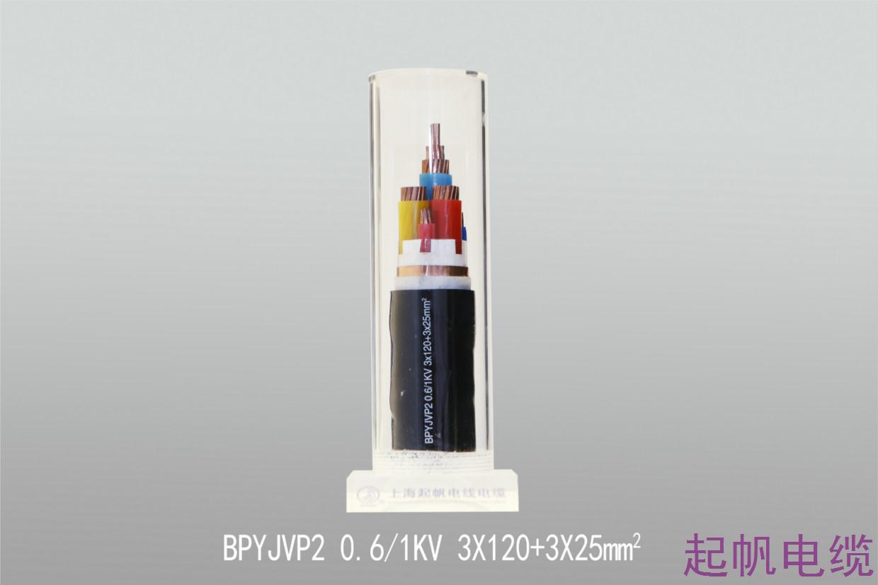 變頻電纜BP<font color='red'>YJV</font>P2 0.6 1KV 3X120+3X25mm2